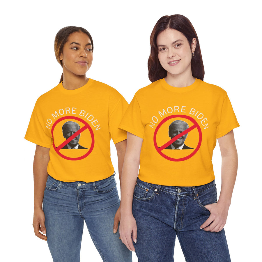 No More Biden Unisex Heavy Cotton Tee