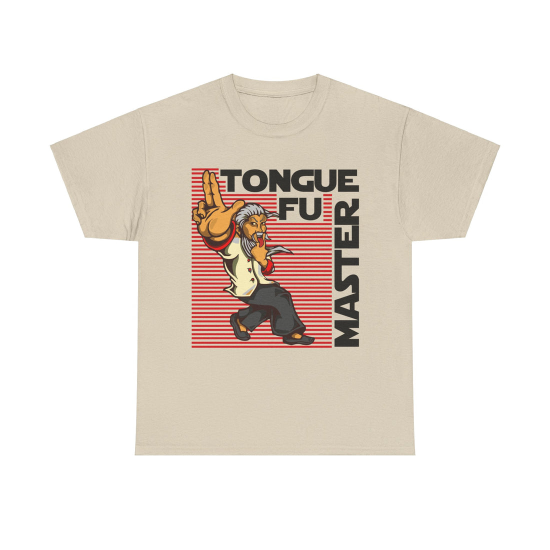 Tongue Fu Master Unisex Heavy Cotton Tee