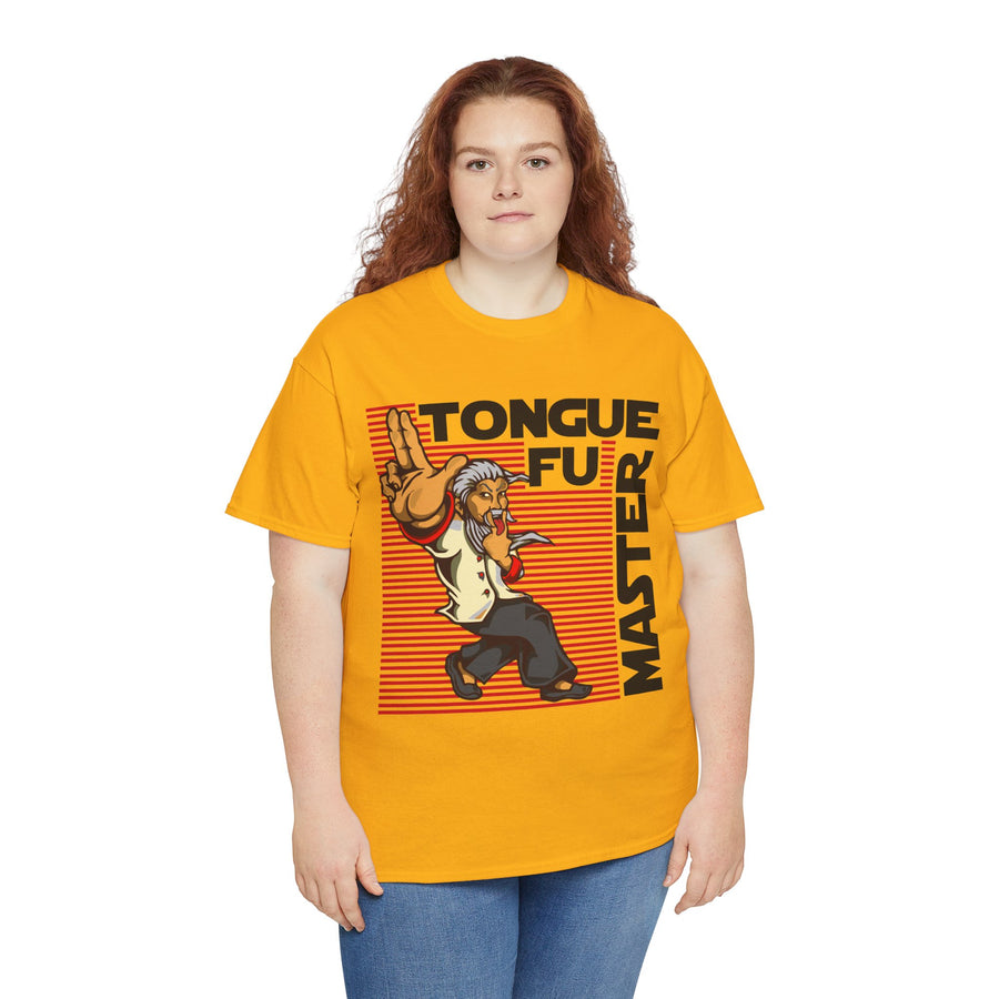Tongue Fu Master Unisex Heavy Cotton Tee
