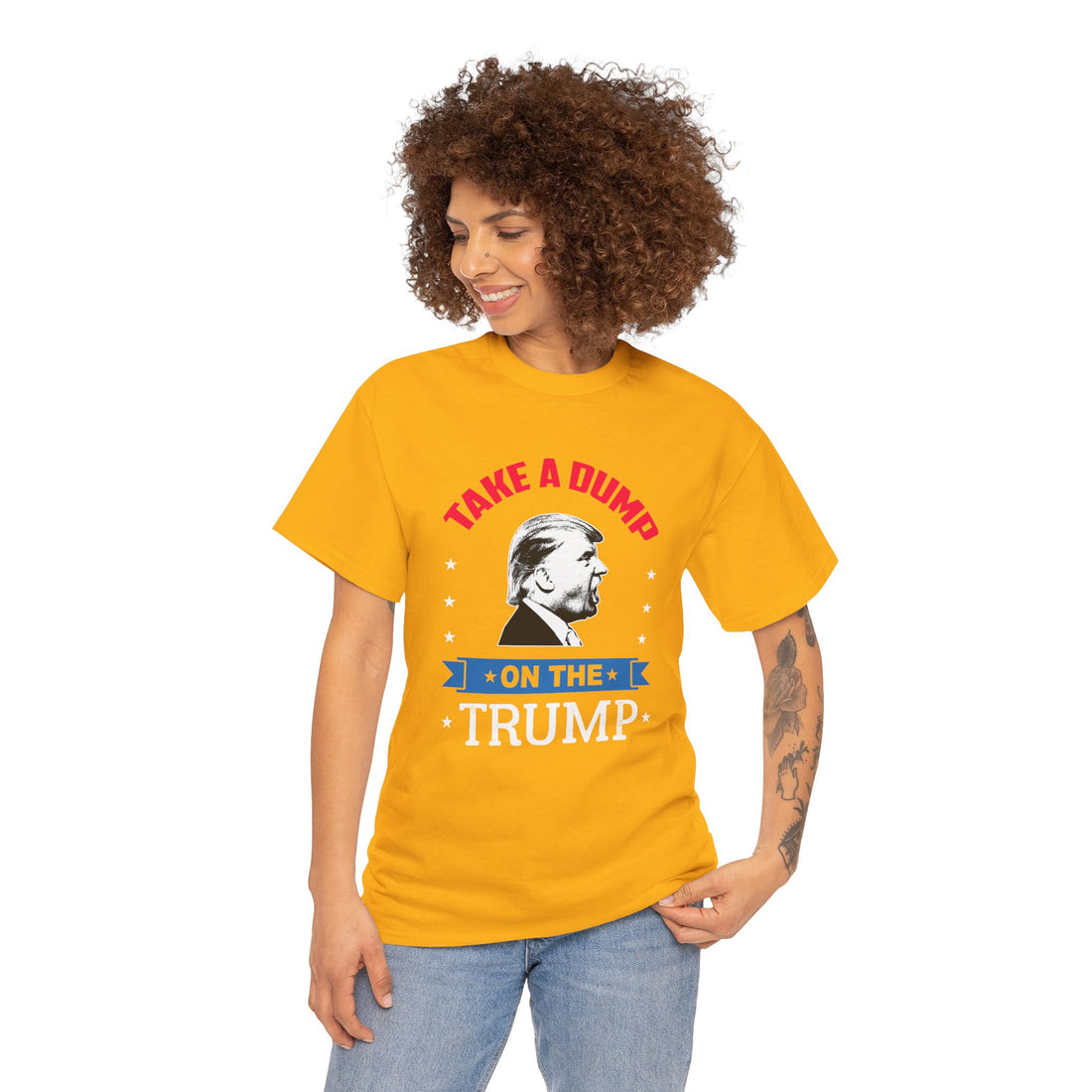 Take A Dump On The Trump Unisex Heavy Cotton Tee