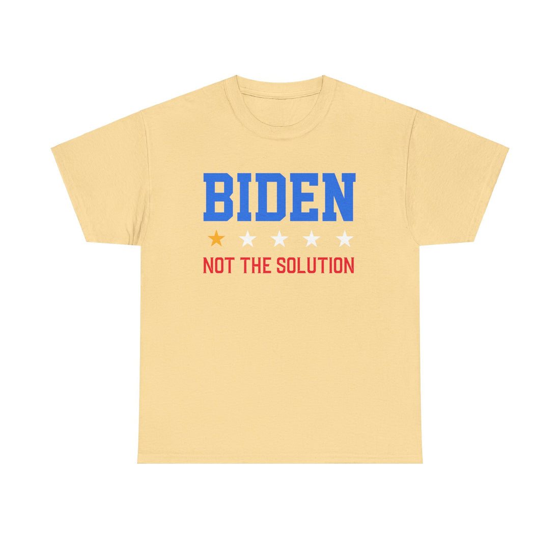 Biden Not The Solution Unisex Heavy Cotton Tee