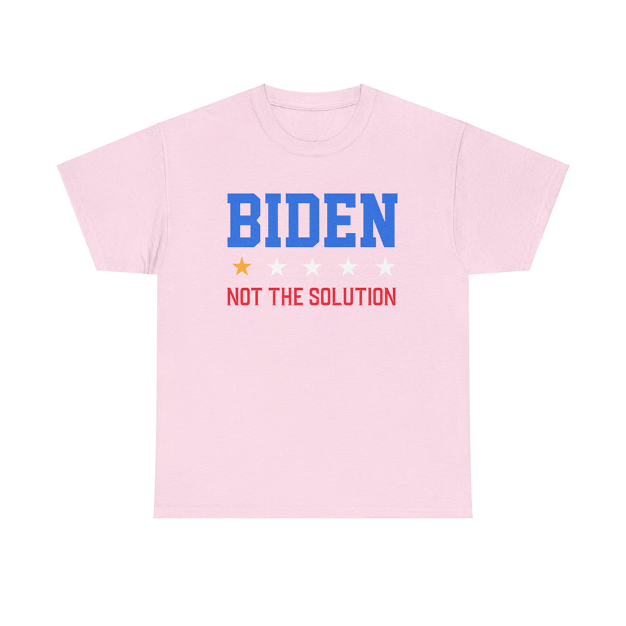 Biden Not The Solution Unisex Heavy Cotton Tee