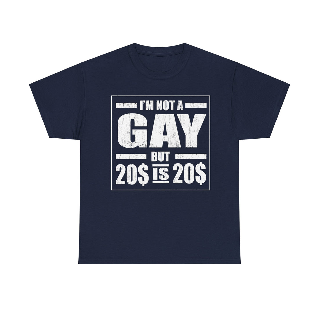 I'M Not Gay But Is 20 20 Unisex Heavy Cotton Tee