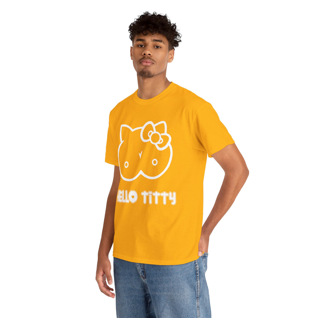 Hello Titty Unisex Heavy Cotton Tee