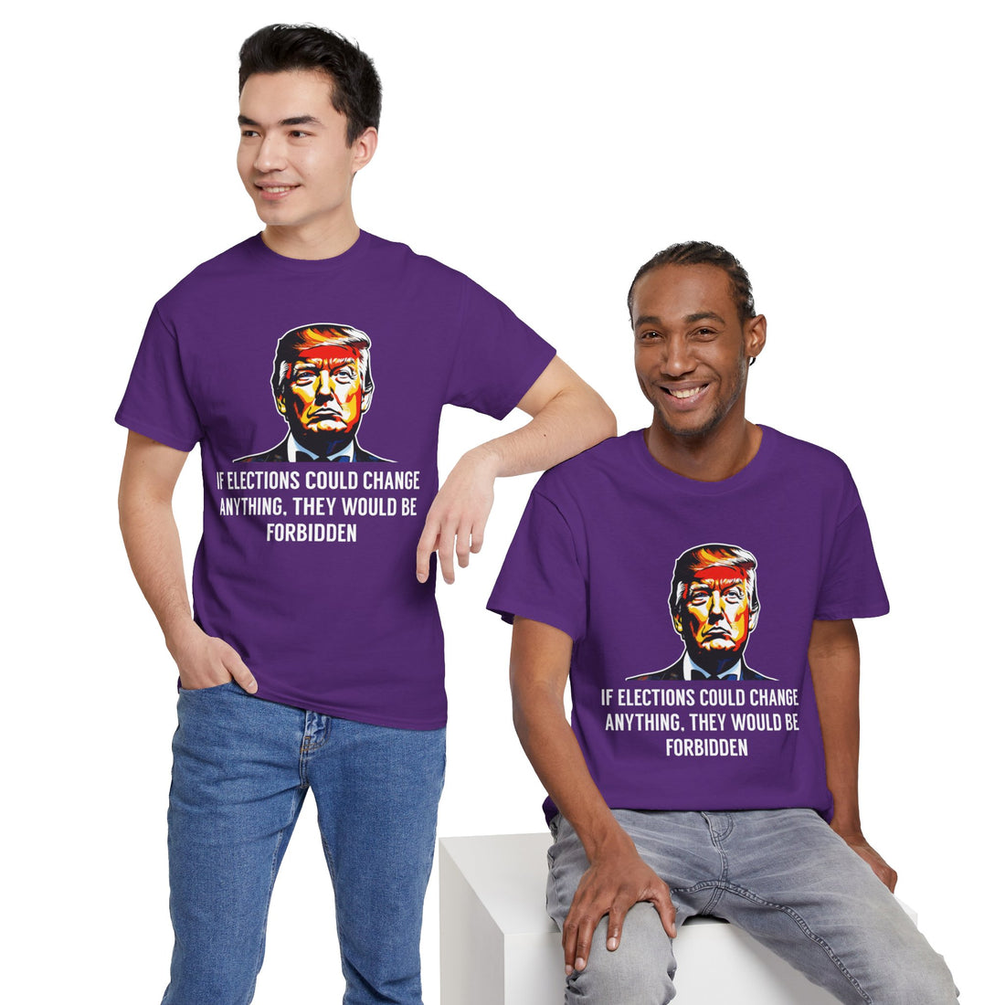 If Elections Could Change anything. They Would Be For Bidden Unisex Heavy Cotton Tee