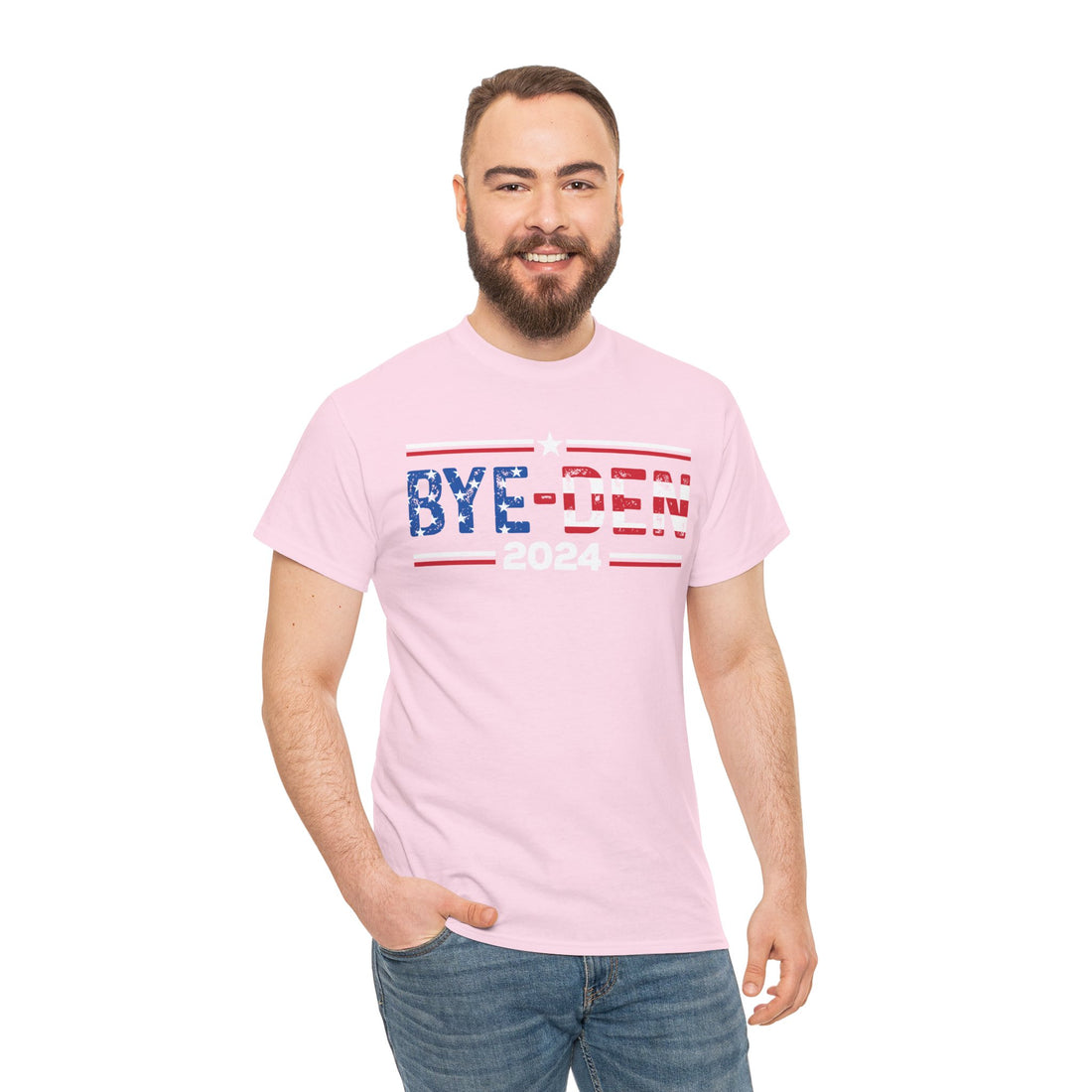 Bye Den 2024 Unisex Heavy Cotton Tee