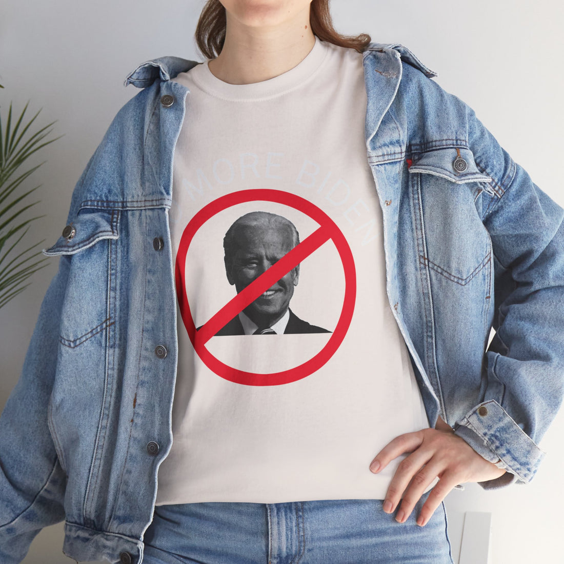 No More Biden Unisex Heavy Cotton Tee