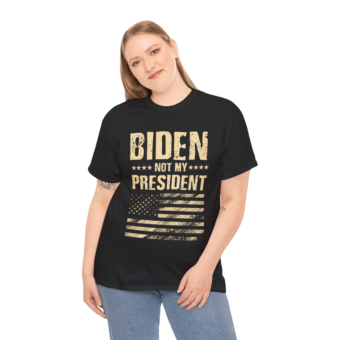 Biden Not My President Unisex Heavy Cotton Tee