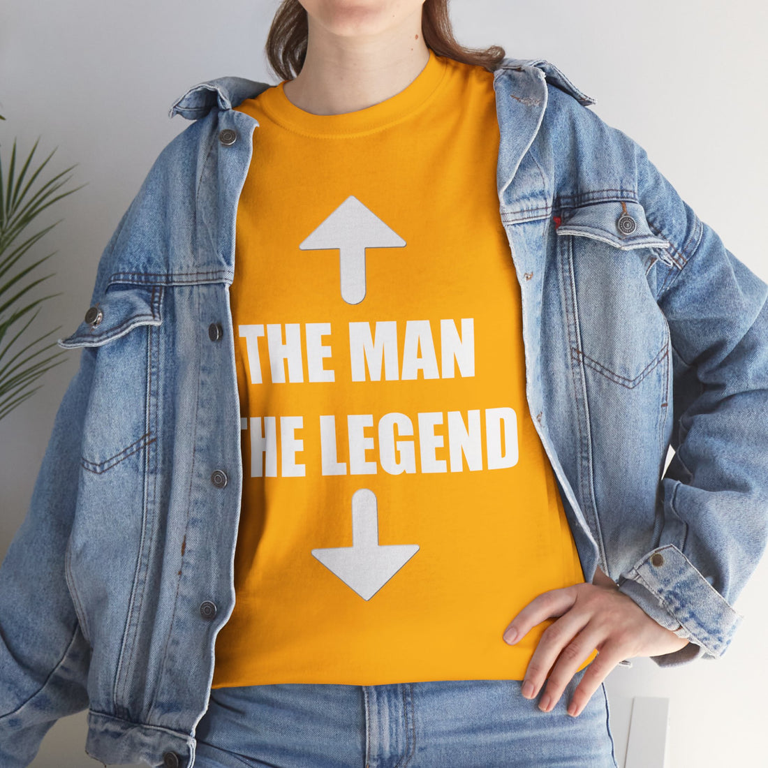 The Man The Legend Unisex Heavy Cotton Tee