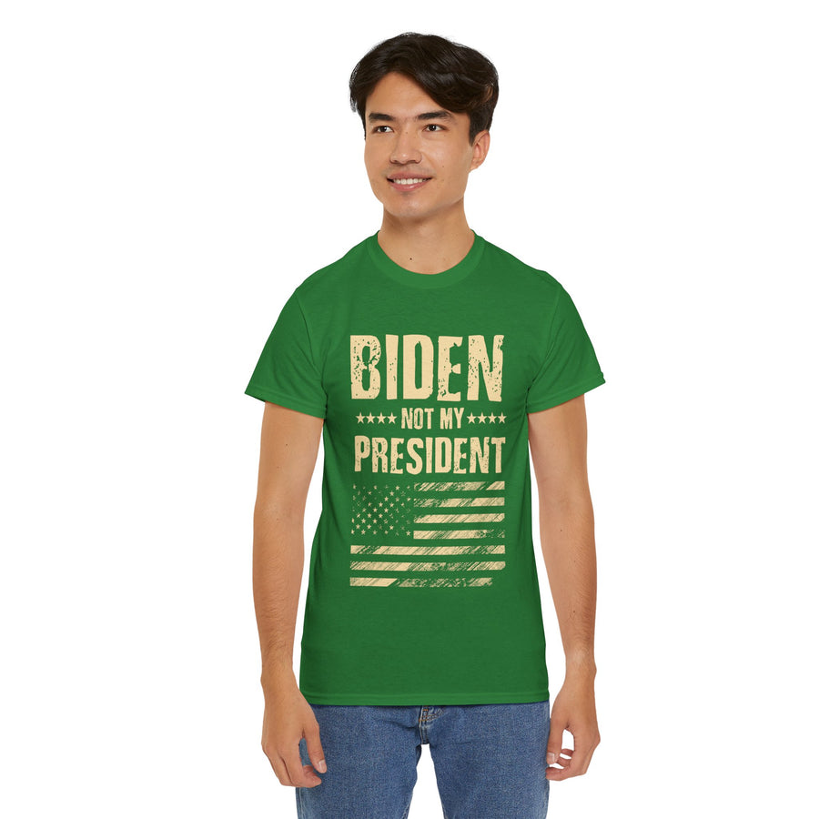 Biden Not My President Unisex Heavy Cotton Tee
