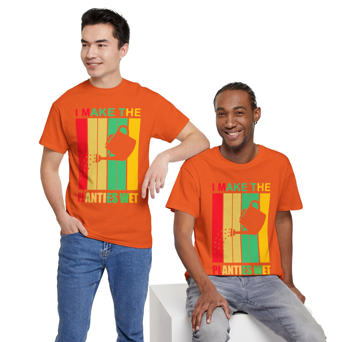 I Make The Planties Wet Unisex Heavy Cotton Tee