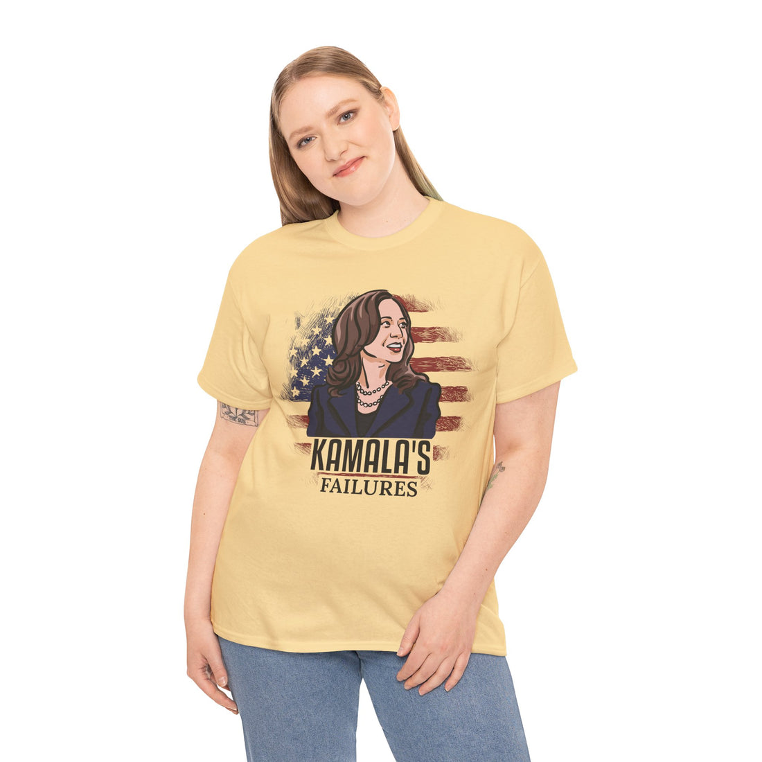 Kamala's Failures Unisex Heavy Cotton Tee