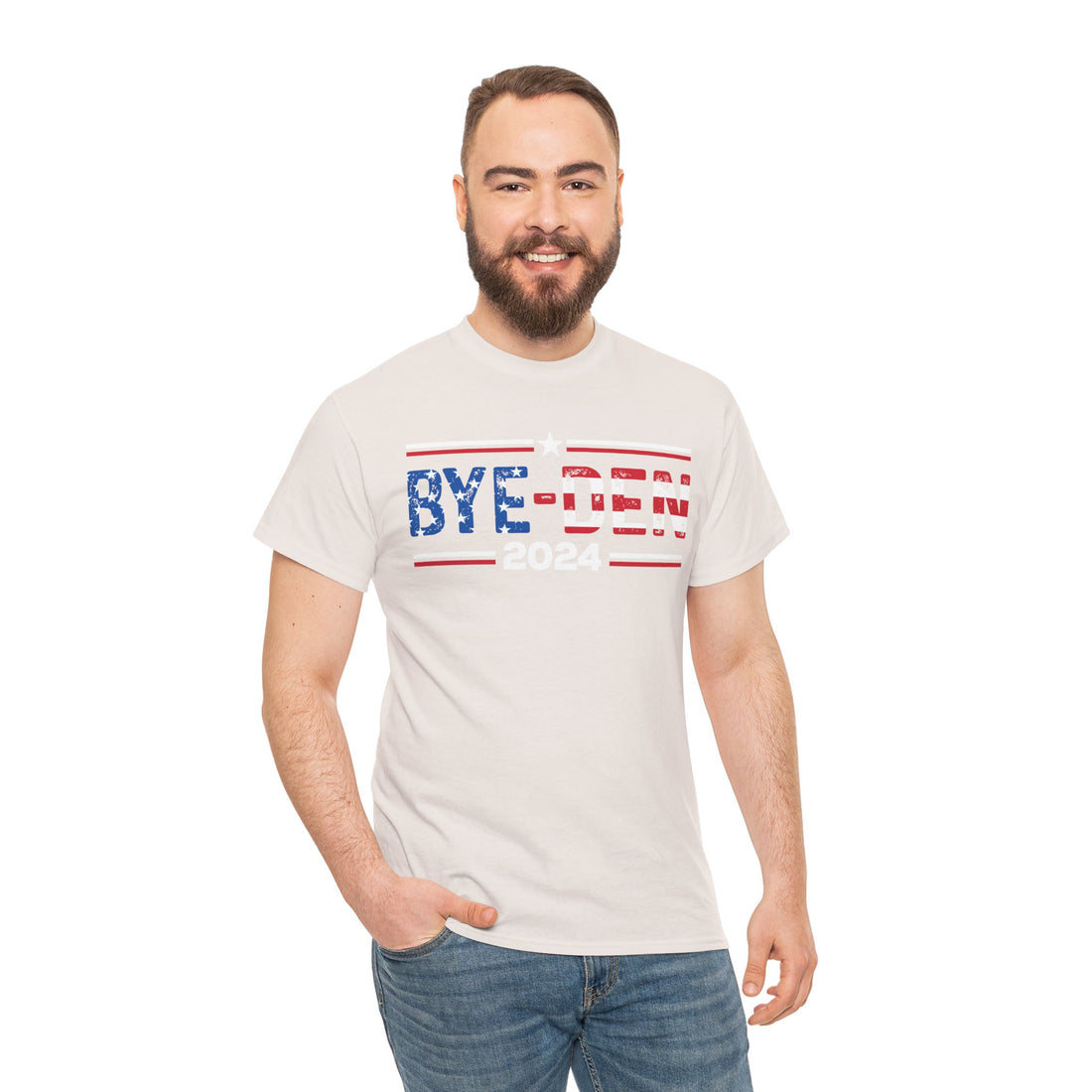 Bye Den 2024 Unisex Heavy Cotton Tee
