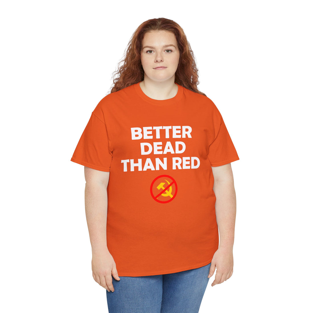 Better Dead Than Red Unisex Heavy Cotton Tee