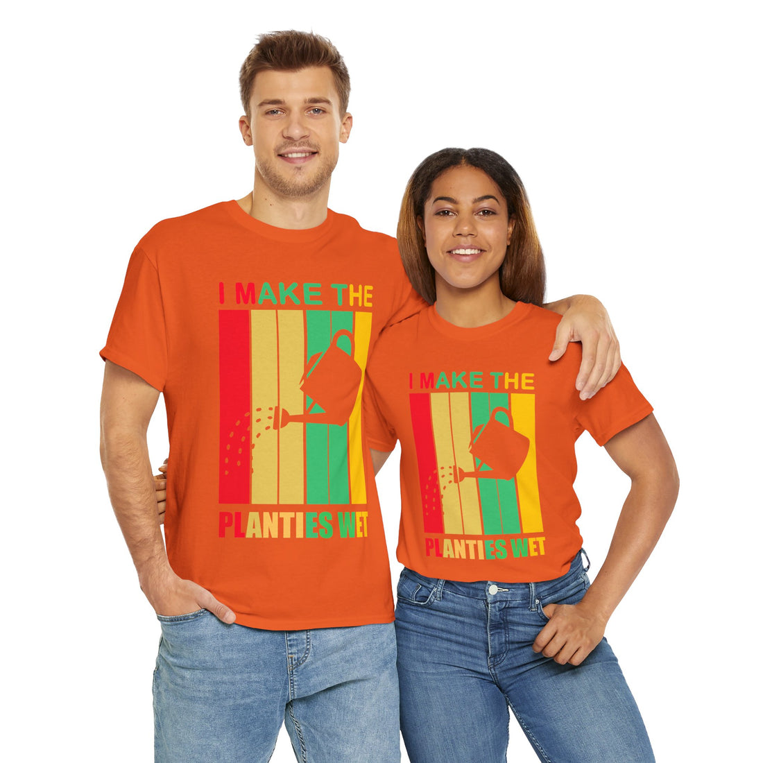 I Make The Planties Wet Unisex Heavy Cotton Tee