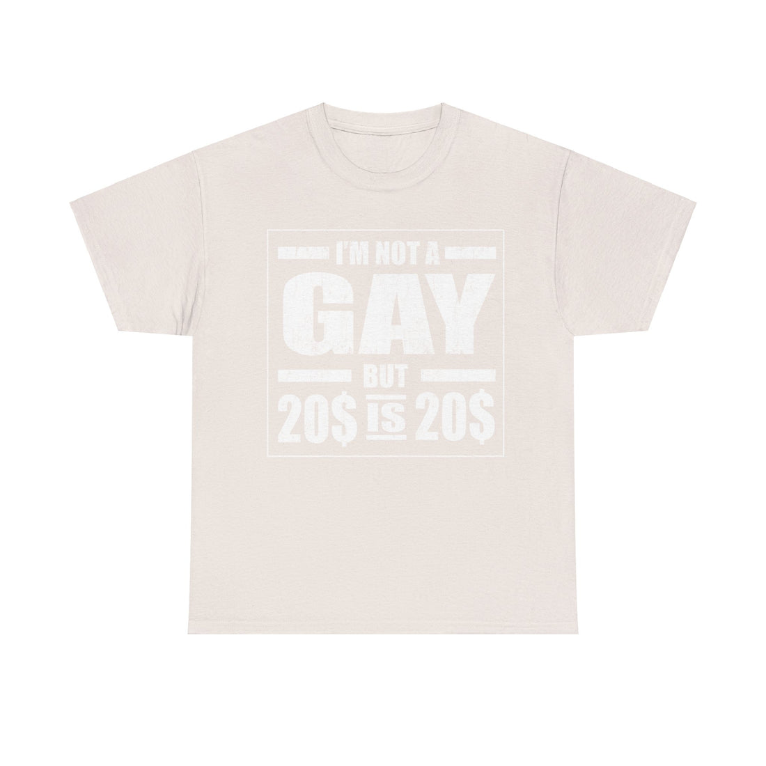 I'M Not Gay But Is 20 20 Unisex Heavy Cotton Tee