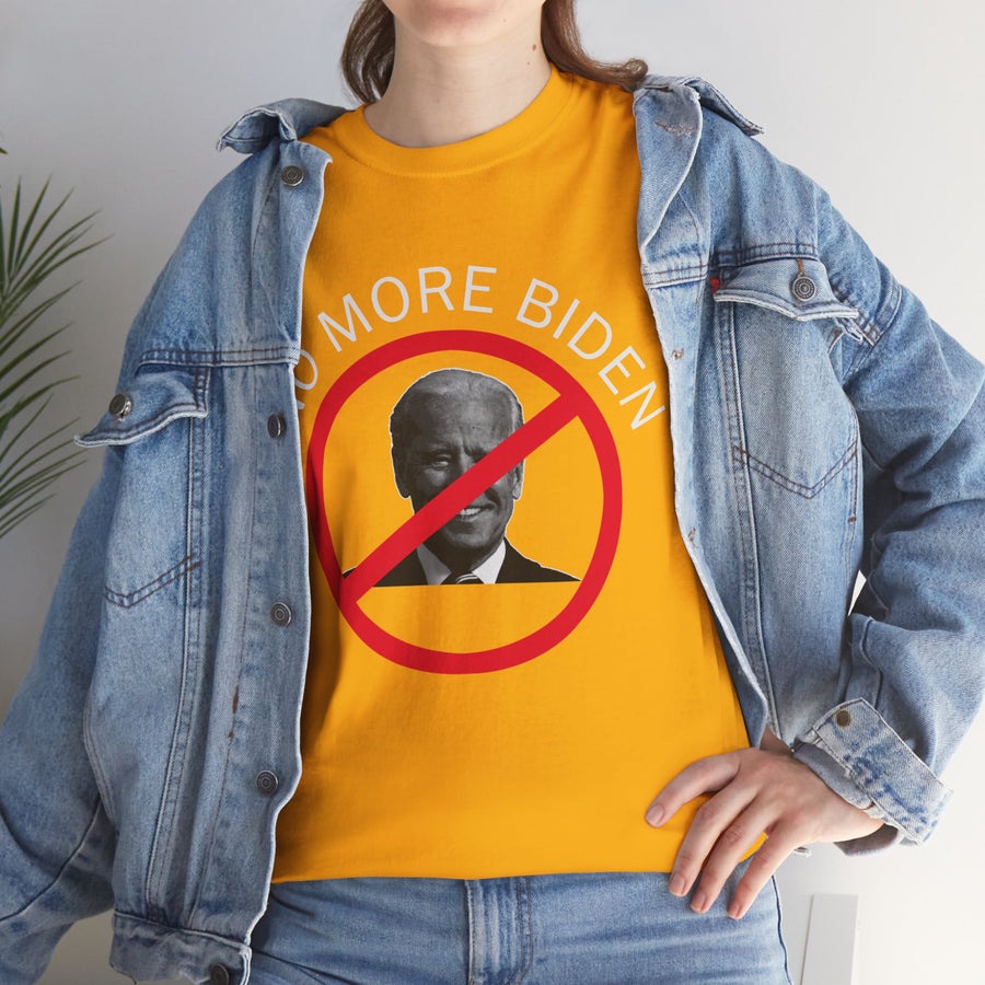 No More Biden Unisex Heavy Cotton Tee
