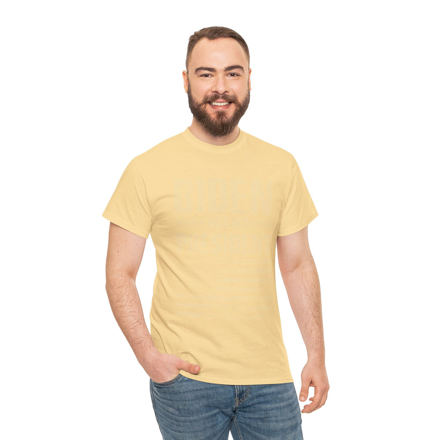 Biden Not My President Unisex Heavy Cotton Tee