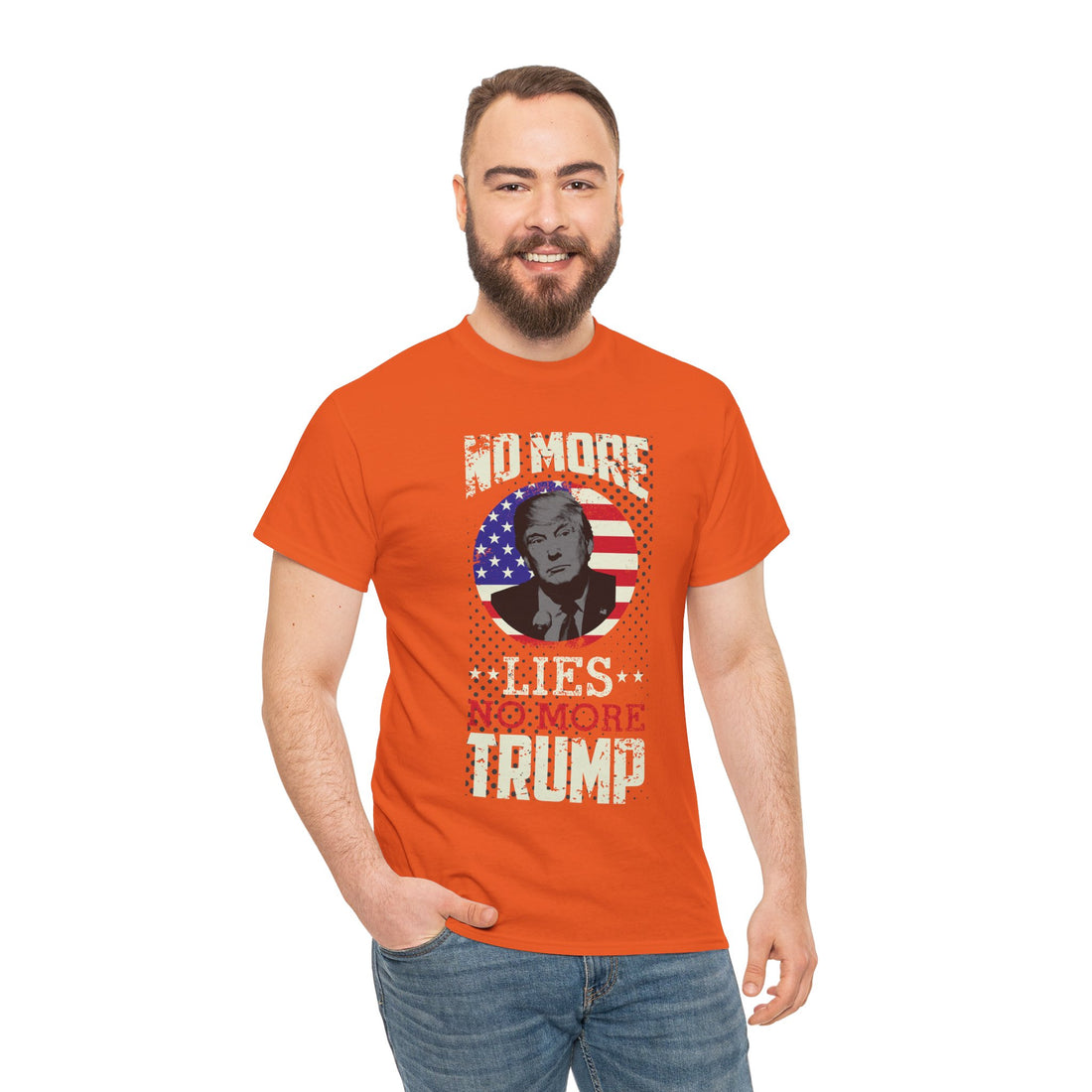 No More Lies Trump Unisex Heavy Cotton Tee